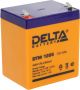 Автомобильный аккумулятор Delta Battery DTM 1205 5А/ч-12V- EN1 зажим (FASTON) прямая 90x70x107