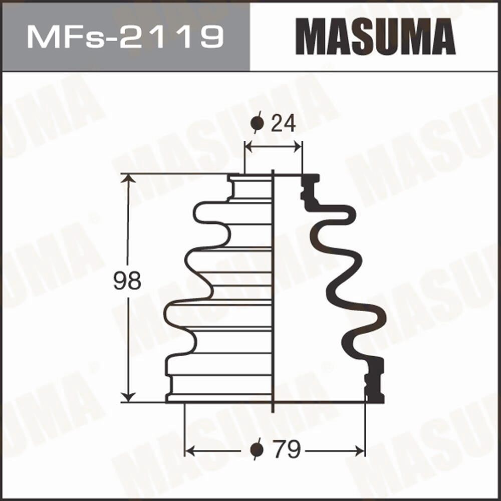 Masuma MFs2119 лев/прав Mazda; Toyota